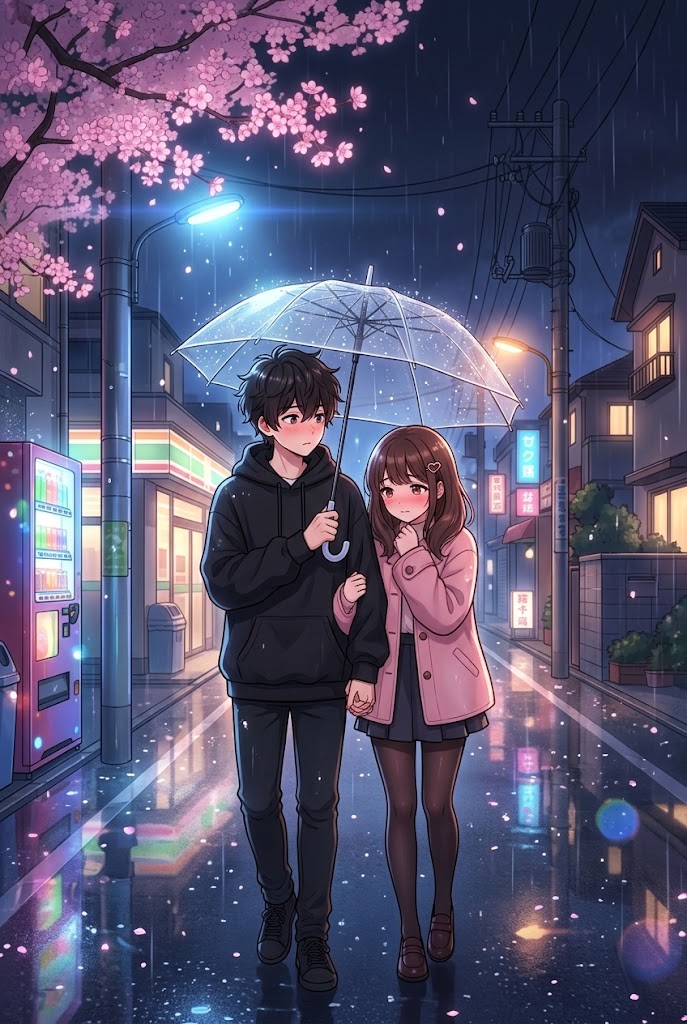 Cute Cartoon Couples Wallpapers: 9 Romantic Art Pieces