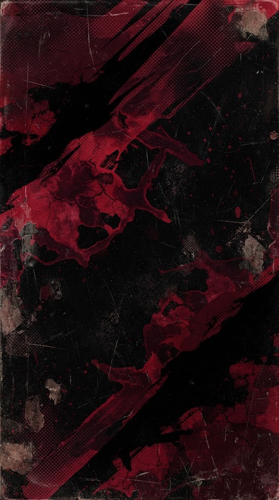 Grunge wallpaper red and black distressed paint texture